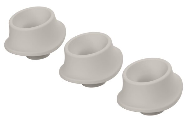 Womanizer 3x Ersatzkappen Premium 2/Classic 2 grau L