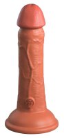 King Cock Elite Dual Density Silicone Cock Tan 18 cm