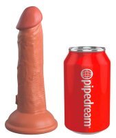 King Cock Elite Dual Density Silicone Cock Tan 18 cm