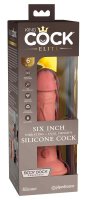 King Cock Elite 6“ Vibrating + Dual Density...