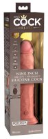 King Cock Elite 9“ Vibrating + Dual Density...