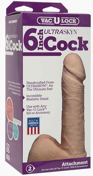 Vac-U-Lock Ultraskyn Cock 18,03 cm