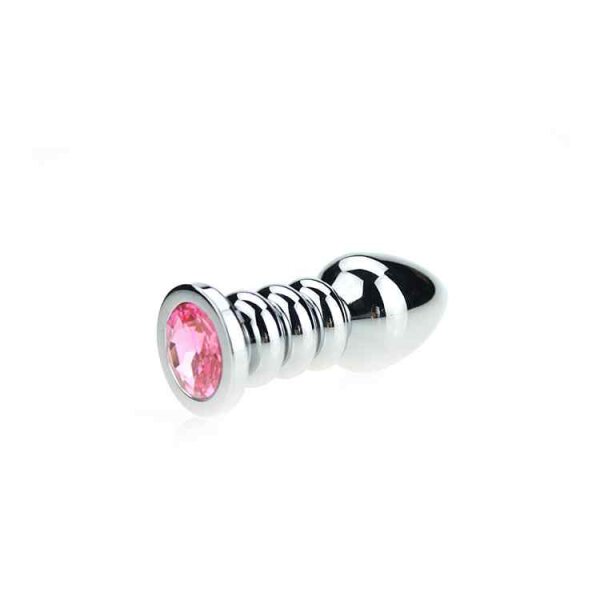 Ribbed Buttplug Pink