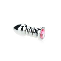 Ribbed Buttplug Pink