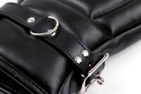 BDSM Leather Mitts Black