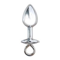 Anal Plug with Chain Leash 2,6 cm