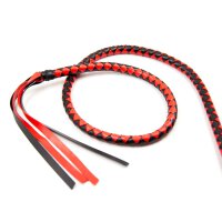 Whip 190 cm Black & Red