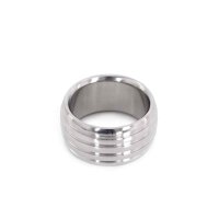 Fancy Steel Donut Cockring 40 mm