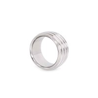 Fancy Steel Donut Cockring 40 mm