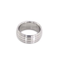 Fancy Steel Donut Cockring 50 mm