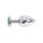 Buttplug Aluminium Green Large 4 cm
