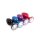 Kiotos - Aluminium Buttplug Red with Clear Gem 2,8 cm