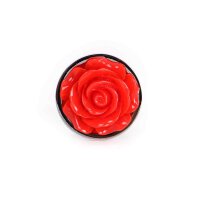 Kiotos - Aluminium Buttplug Red Rose 2,8 cm
