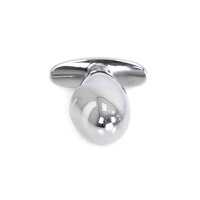 Kiotos - Steel Handle Buttplug Penis with Clear Gem 3 cm