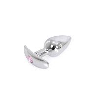 Kiotos - Aluminium Handle Buttplug Pink Gem 2,8 cm