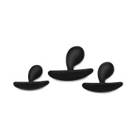 Master Series Dark Droplets 3 Piece Curved Silicone Anal...
