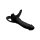 Master Series Hollow Silicone Dildo Strap-on Black