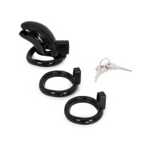 Plastic Chastity Cage Black