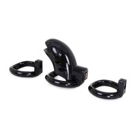 Plastic Chastity Cage Black