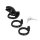 Plastic Chastity Cage Black