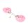 Budget Thin-Metal Pink Plush Handcuffs