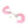 Budget Thin-Metal Pink Plush Handcuffs