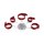 Budget Body Restraints Set Black & Red