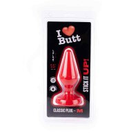 I Love Butt - Classic Plug M Red 5,5 cm