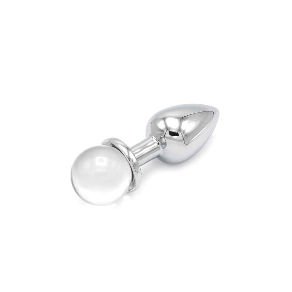 Anal Plug Ball Gem Clear