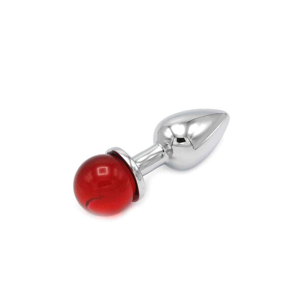 Kiotos - Anal Plug Ball Gem Red 2,8 cm