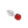 Kiotos - Anal Plug Ball Gem Red 2,8 cm