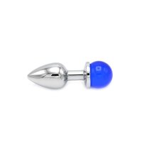 Anal Plug Ball Gem Blue