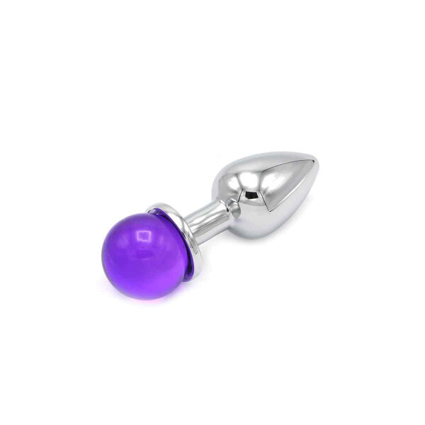 Kiotos - Anal Plug Ball Gem Purple 2,8 cm