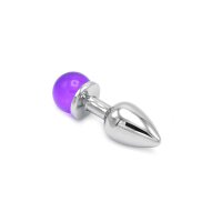 Kiotos - Anal Plug Ball Gem Purple 2,8 cm