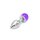 Kiotos - Anal Plug Ball Gem Purple 2,8 cm