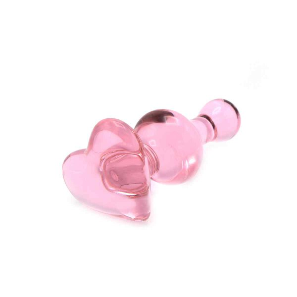 Kiotos - Glass Dildo Heart Love 3,4 cm