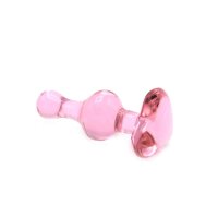 Kiotos - Glass Dildo Heart Love 3,4 cm