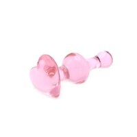 Kiotos - Glass Dildo Heart Love 3,4 cm