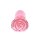 Glass Plug Rose Pink