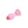 Glass Plug Rose Pink