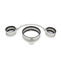 Steel Medium Collar & Cuffs