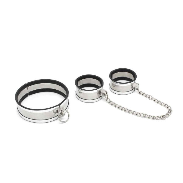 Steel Large Collar & Cuffs
