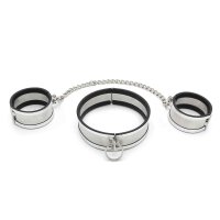 Steel Large Collar & Cuffs
