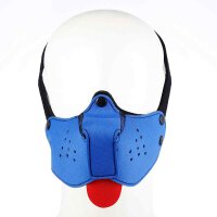 Neoprene Puppy Dog Blue Mouth Mask
