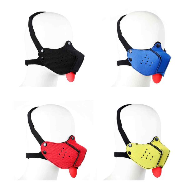Neoprene Puppy Dog Yellow Mouth Mask