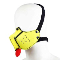 Neoprene Puppy Dog Yellow Mouth Mask