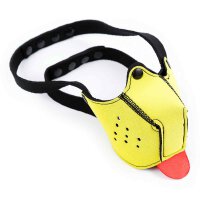 Neoprene Puppy Dog Yellow Mouth Mask