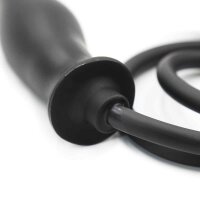 Inflatable Dildo Long Black