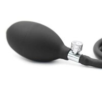 Inflatable Dildo Smooth Black