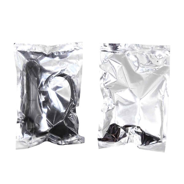 Inflated Anal Spade Plug Black